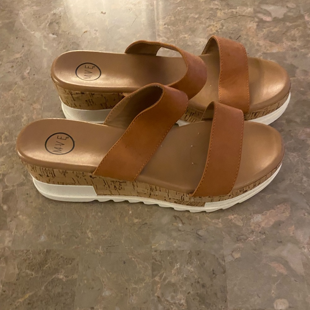 Brown Wedge Sandals